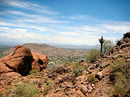 The view from Camelback Mountain