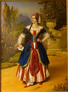 Fischer-Achten as Constanze in Mozart's Die Entführung aus dem Serail. Oil painting by A. Barthel. (Source: Wikimedia)