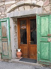 An osteria at Castel del Piano, Tuscany Castel del Piano-Arcidosso-Antica cantina per wikipediani.jpg
