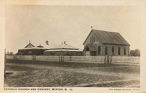 Catholic Church and Convent, early 1900s