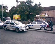 Customs Administration of the Czech Republic monitors observance of the ban in Prague, 13 September. Celni sprava na Smichaci 13-9-2012.jpg