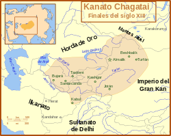Chagatai Khanate map es.svg
