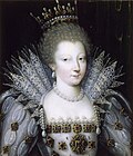 Circa 1610 portrait of Louise Marguerite of Lorraine as Princess of Conti wearing a crown (Musée Condé).jpg