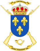 Escudo del Batallón de Cazadores de Montaña "Pirineos" I/64 (BCZM-I/64)