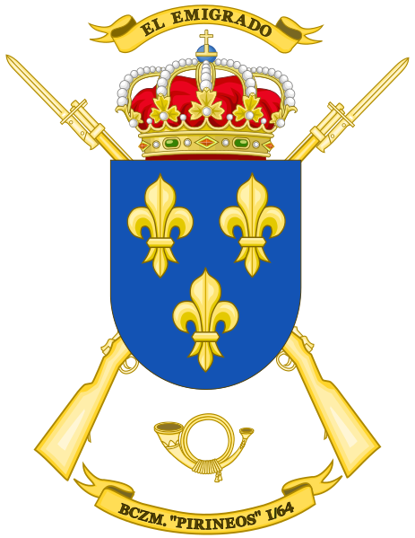 File:Coat of Arms of the 1st-64 Mountain Hunters Battalion Pirineos.svg