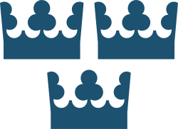 Coat of arms of the Swedish Parliament.svg