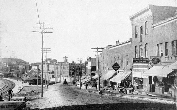 Lang Street in Cobalt, 1911