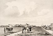 Litografi Benteng Fort Rotterdam, 1845.