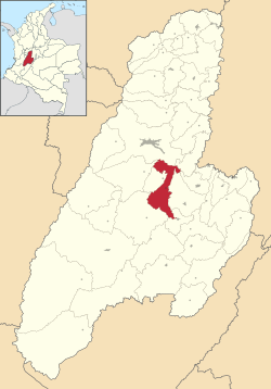 San Luis ubicada en Tolima