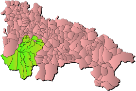 Placering af Comarque d'Anguiano