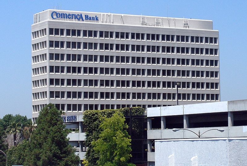 The Comerica Bank building in downtown San Jose.  It is home to the California Court of Appeal for the Sixth District.