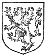 Fig. 291.—Lion rampant, with two heads.