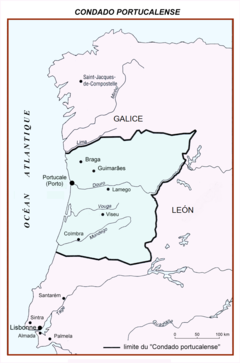 andra portugisiska grevskapet, cirka 1070
