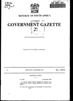 Constitution of the Republic of South Africa 1996 from Government Gazette.djvu