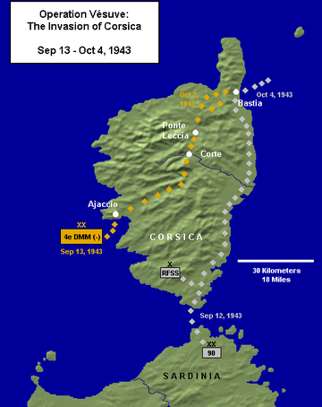 Окупація Корсики Італією в роки Другої світової війни