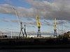 Cranes close to East Twin Road, Belfast Docks - geograph.org.uk - 1634429.jpg