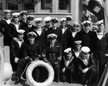 Crew of HMCS Daerwood. 1944 Crew HMCS Daerwood.png