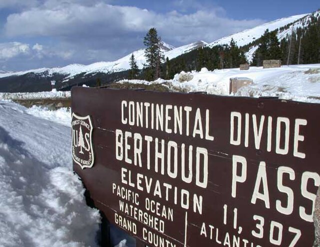 View from the summit of Berthoud Pass