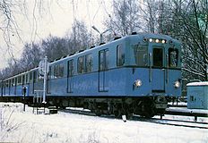 Электропоезд из вагонов типа «Д» в Москве