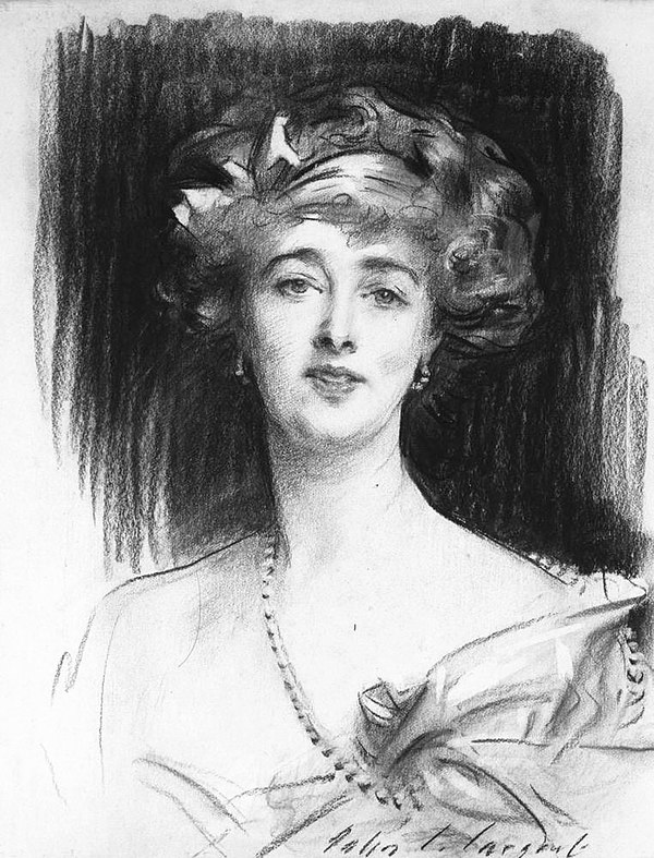 Undated sketch of Daisy by John Singer Sargent