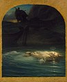 Delaroche, Paul - A Christian Martyr Drowned in the Tiber During the Reign of Diocletian (1853, Hermitage).jpg