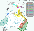 Distribucion genus chelodina australia mas papua nueva guinea.svg
