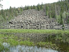 Rockslide in the Dixie National Forest