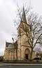 Exterior view of the Church of St. Barbara in Eving