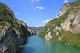 Drinas kanjons pie Višegradas