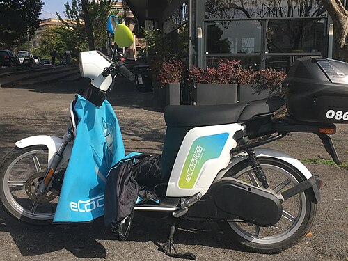 eCooltra Scooter in Rome