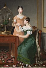 Bella og Hanna M.L. Nathansons ældste døtre, 1820, Statens Museum for Kunst
