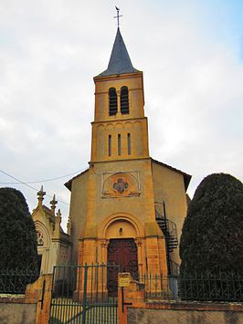 De kerk van Saint-Maximin / Sankt Maximin von Trier te Villers-Laquenexy / Kenchen