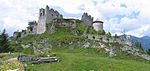 Reutte – Burgruine Ehrenberg, historische Mauern