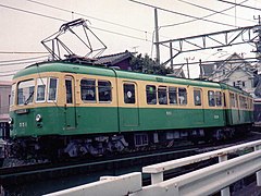 Тип 500. Enoden 500. Enoden line Kamakura to Fujisawa.