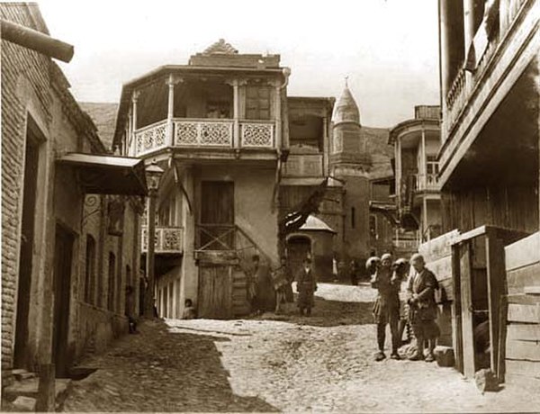 Botanical Street and Sunnite Mosque. Middle of 1880