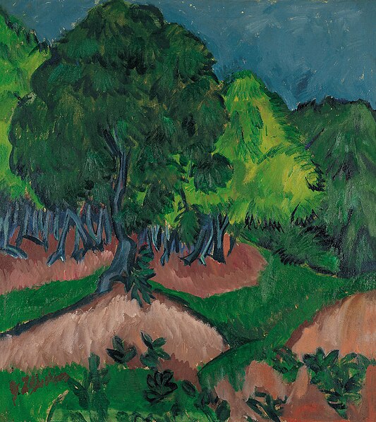 File:Ernst Ludwig Kirchner - Paisaje con castaño.jpg