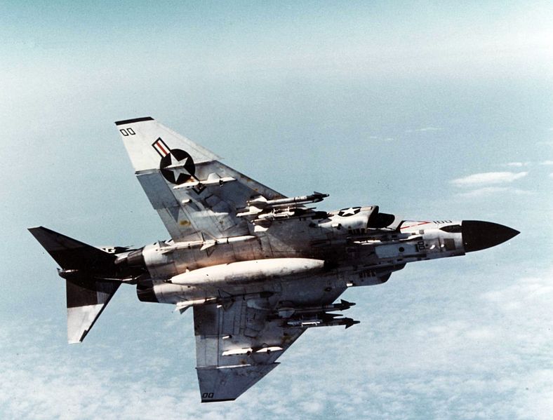 File:F-4J VF-96 Showtime 100 armed from below.jpg