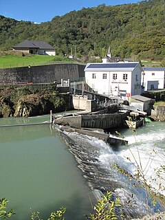 Small hydro Hydroelectric project at the local level with a few MW production