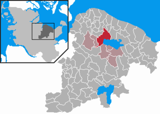 Poziția  Fargau-Pratjau pe harta districtului Plön