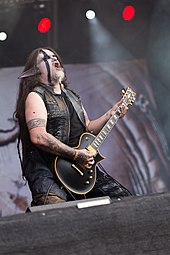 Guitarist Mikael "Routa" Karlbom at Rockharz 2016 Finntroll Rockharz 2016 03.jpg