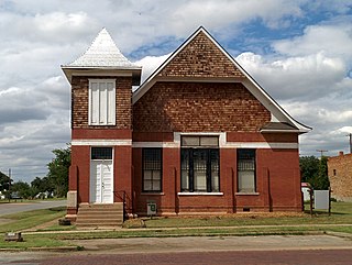 <span class="mw-page-title-main">First Presbyterian Church (Waurika, Oklahoma)</span> Historic church in Oklahoma, United States