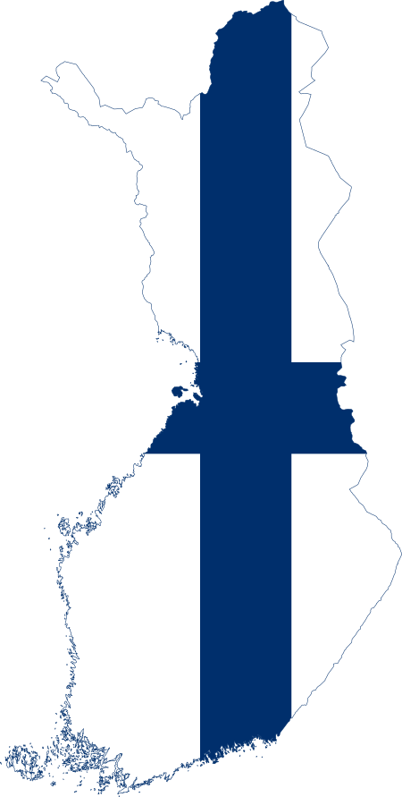 ไฟล์:Flag-map of Finland.svg