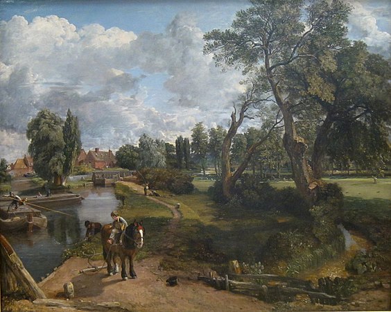 John Constable, Flatford Mill (Scene on a Navigable River), 1816