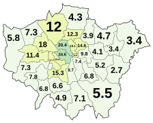 Foreign born in London in 1961.svg