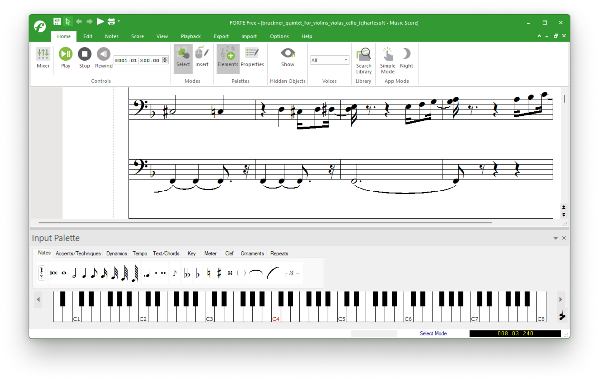 Forte Music Notation Software Review