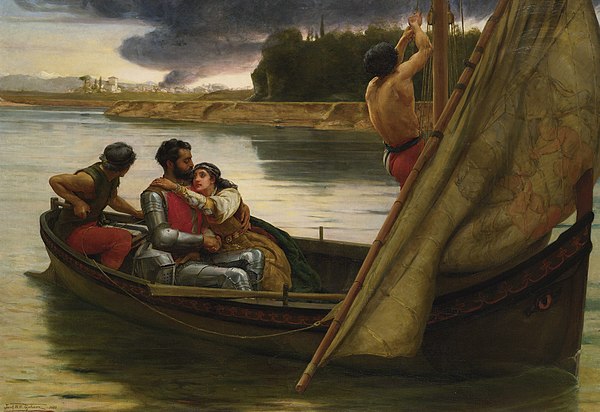 Frank William Warwick's Voyage of King Arthur and Morgan le Fay to the Isle of Avalon (1888)