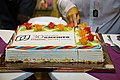 Torte zum 30-jährigen Bestehen des Gmeiner-Verlags bei der Frankfurter Buchmesse 2016