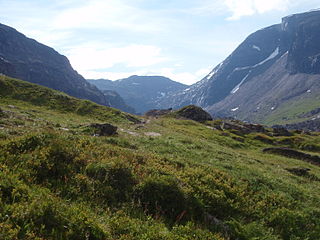 Kärkevagge Valley in northern Sweden