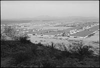 ヒラリバー強制収容所。広島にルーツを持つ銭村健一郎・健三・健四親子が中心となって野球場を作りリーグを開催していた[53]。