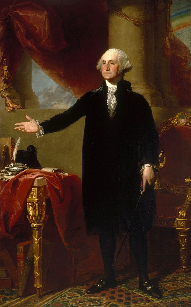 Gilbert Stuart, George Washington (Lansdowne portrait, 1796).jpg